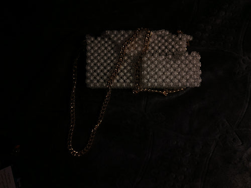 The Serpent Atelier: Luxury Micro Beaded Bag - Handcrafted Crystal Acrylic - Exclusive Made-to-Order